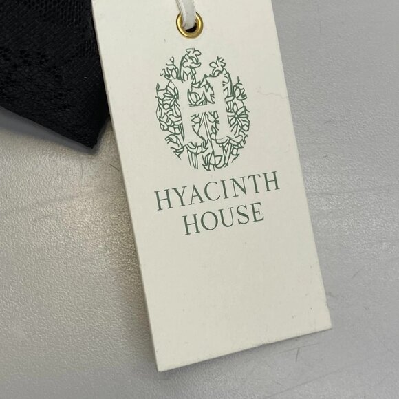 NEW HYACINTH HOUSE Women Londyn Lace Pullover Sweater Black Size XS Long Sleeve - Picture 5 of 11